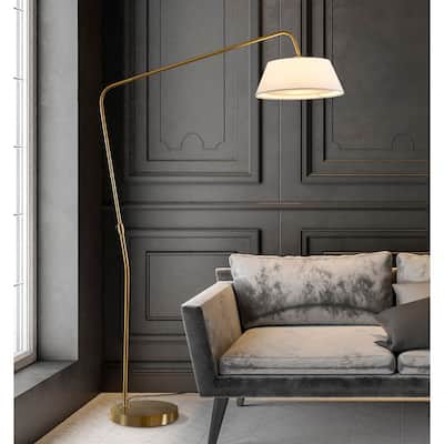 HomeGlam Route 81-inch Metal Arch Floor Lamp