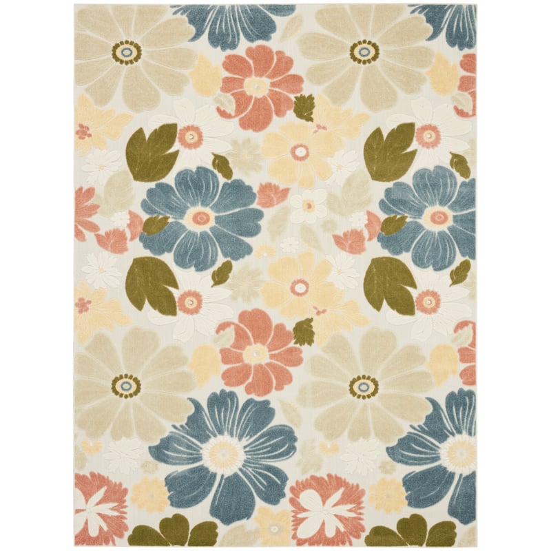 Nourison Aloha Indoor/Outdoor Floral Area Rug