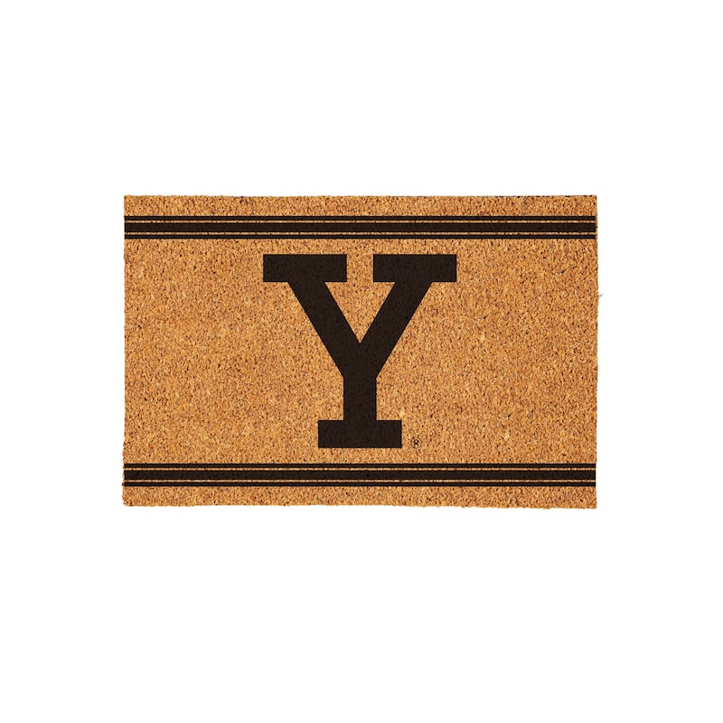 Yale University Monochrome Indoor/Outdoor Coir Door Mat