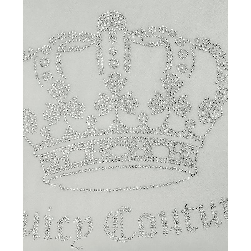 Juicy Couture Gothic Rhinestone Crown Pillow 20" x 20"
