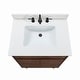 preview thumbnail 6 of 34, Avanity Carina Bathroom Vanity in Coffee Teak with White Engineered Stone Top