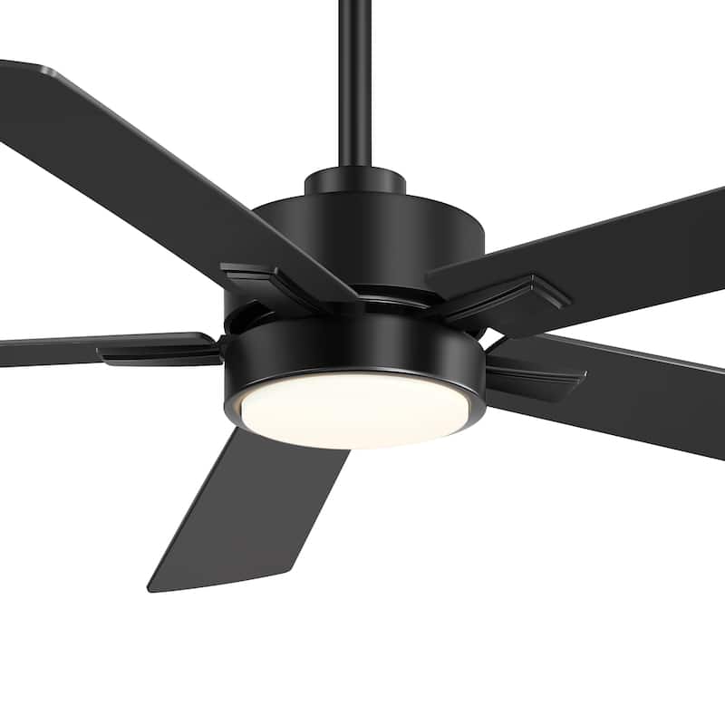 52-IN LED Ceiling Fan with Light Kit and Remote- 5 Blade