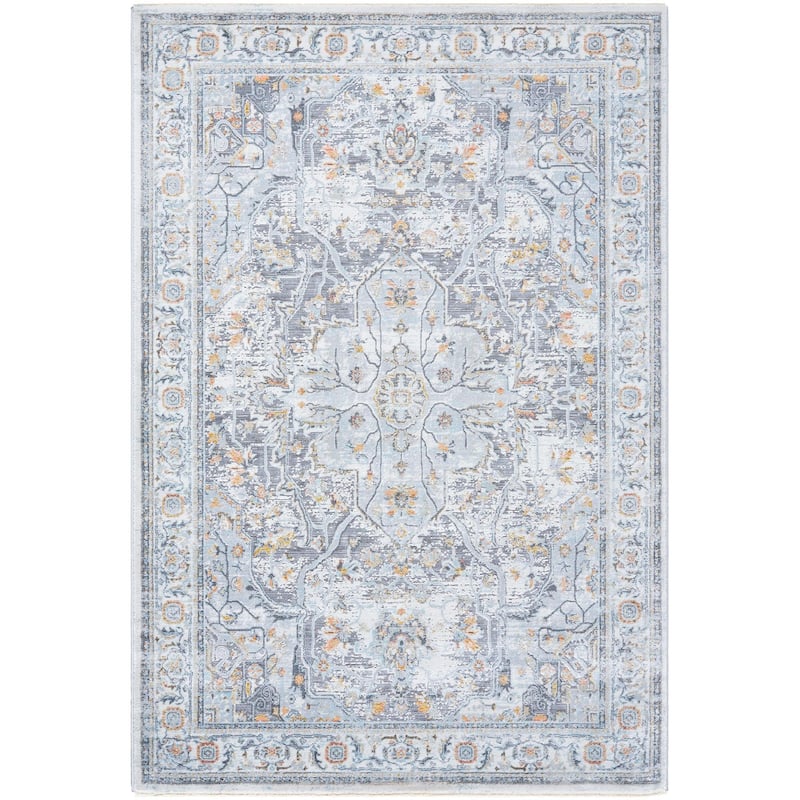 Livabliss Hassler Traditional Medallion Area Rug