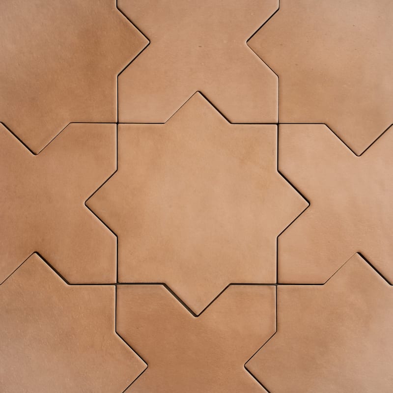 Seville 7" Star with 5" Cross Matte Porcelain Wall and Floor Tile (10.62 sq ft/case) - 68 Pack
