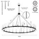 preview thumbnail 15 of 20, Black Wagon Wheel Chandelier Modern Farmhouse Chandelier