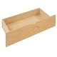 preview thumbnail 16 of 16, Natural Full Size House Platform Bed with Two Functional Drawers