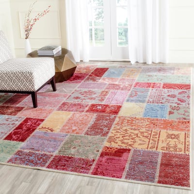 SAFAVIEH Valencia Alessja Distressed Vintage Boho Oriental Polyester Rug
