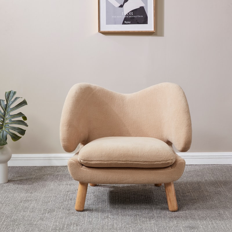SAFAVIEH Couture Neljana Contemporary Accent Chair - 34 In. W x 30 In. D x 27 In. H - 34Wx30Dx27H