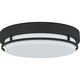 preview thumbnail 5 of 6, Hale Integrated LED Earth Black Flush Mount