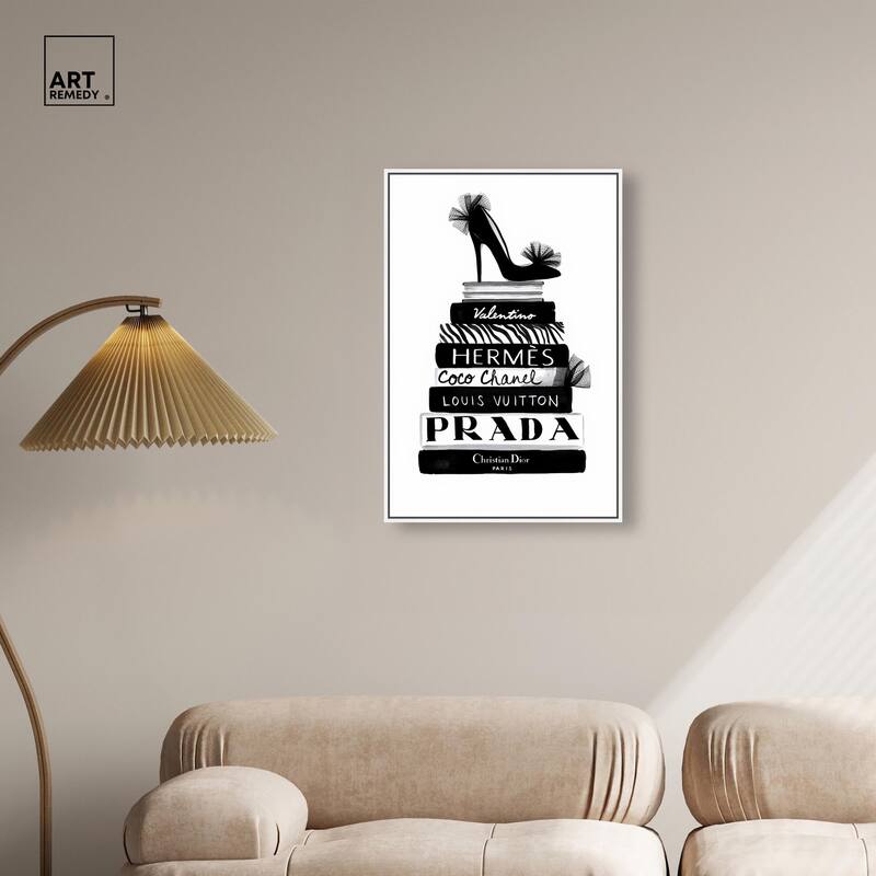 Library Luxe Canvas by Art Remedy