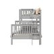 preview thumbnail 16 of 26, Taylor & Olive Trillium Twin over Full Bunk Bed with End Ladder