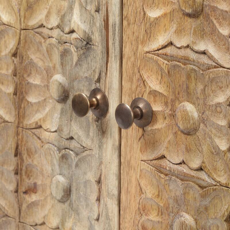 Retro Storage Cabinet TV Stand File Cabinet Coffee Cabinet with Shelves, Buffet Cabinet Cupboard Hallway Cabinet