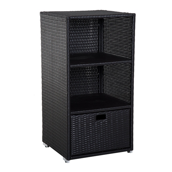 Outdoor wicker shop towel storage
