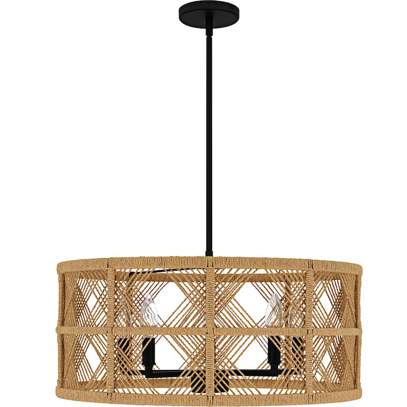 Axford 5-Light Matte Black Pendant