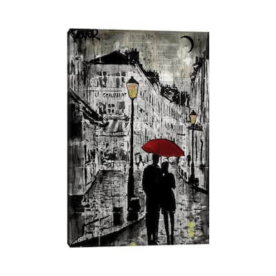 iCanvas "Rainy Promenade" by Loui Jover Canvas Print