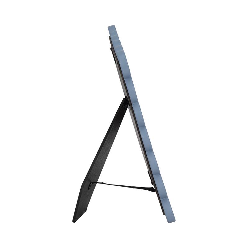 Resin Scallop Edge Photo Frame - Blue