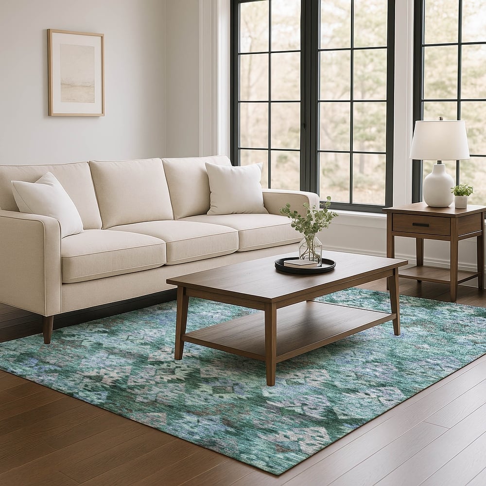 Premium Washable Super Soft Boho Medallions Mayfield Rug