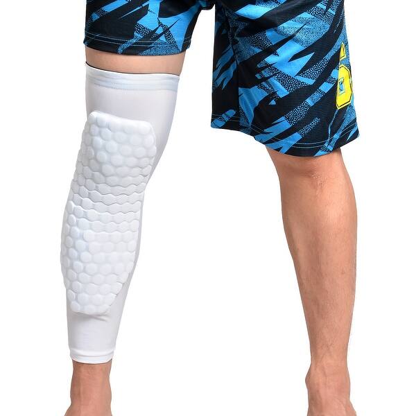 Shop 1pcs Basketball Sport Knee Pad Long Leg Sleeves Honeycomb