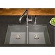 preview thumbnail 2 of 0, Blanco SILGRANIT Granite Composite Sink PRECIS Equal Double Bowl White