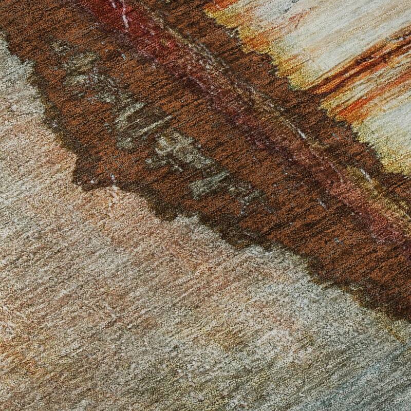 Premium Washable Super Soft Contemporary Melt Mayfield Rug