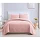 Oversized Solid 3-piece Quilt Set by Southshore Fine Linens - Pink - Twin - Twin XL