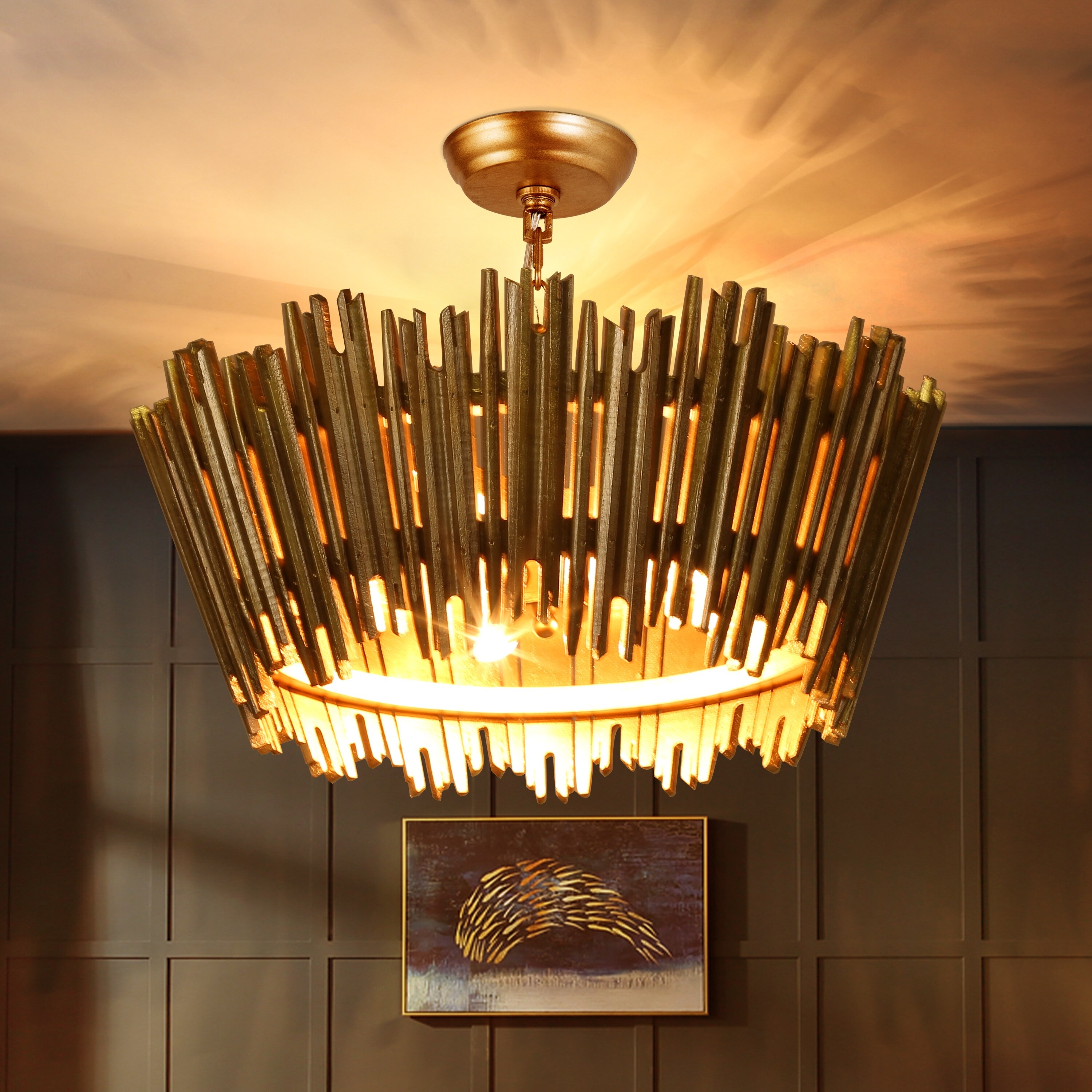 Mid century modern clearance chandeliers for sale