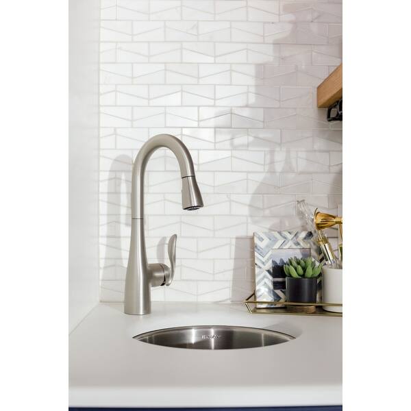 Shop Moen 5995 Arbor Single Handle Pulldown Spray Bar Faucet With