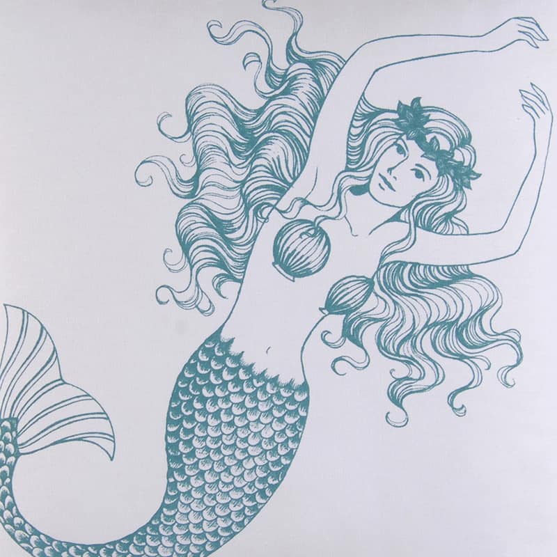 18" x 18" Cora Mermaid Pillow