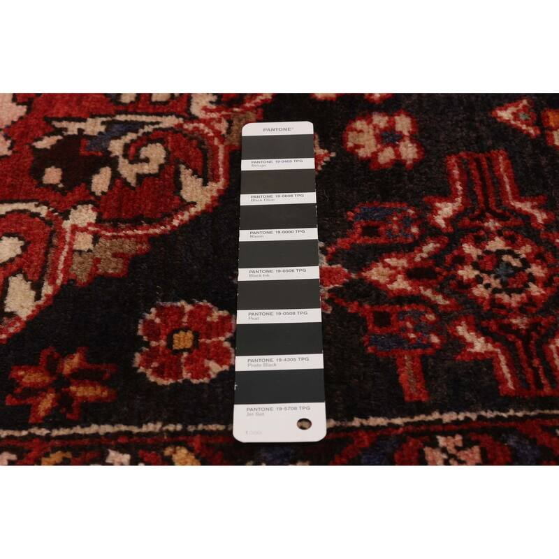 ECARPETGALLERY Hand-knotted Andelz Black Wool Rug - 3'6 x 10'0