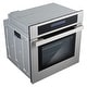 preview thumbnail 14 of 12, Cosmo 24 in. Single Electric Built-In Wall Oven with 2.5 cu. ft. Capacity, Turbo True European Convection in Stainless Steel
