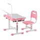 preview thumbnail 12 of 23, Kids Chair and Desk Set Table with Adjustable Height and Steel Frame Suitable for Any Room - 27.56 x 20.08 x (20.87 - 27.95) in