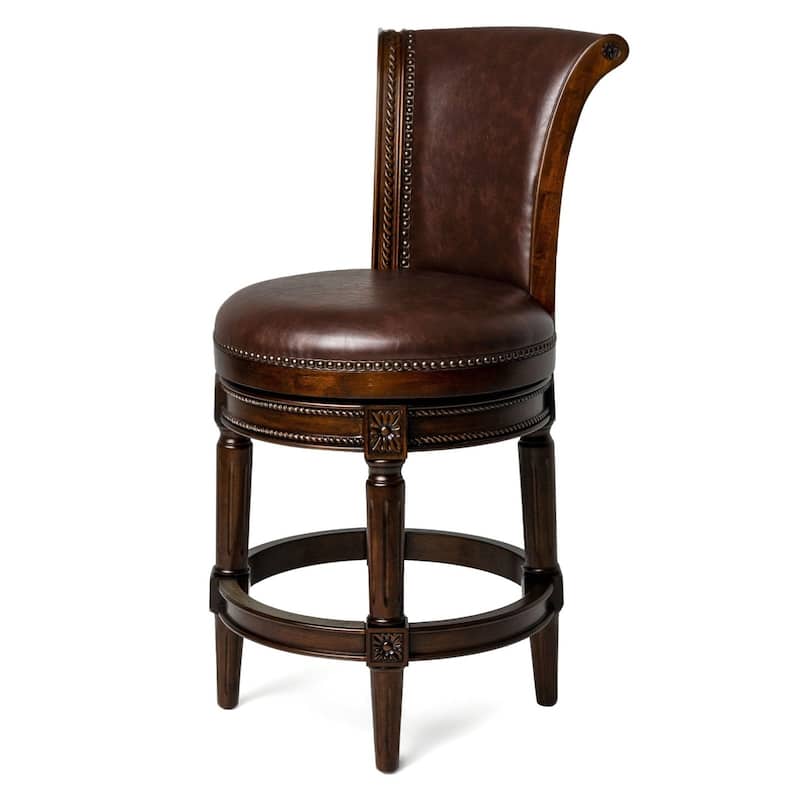 Maven Lane 26" Pullman Swivel Counter Height Kitchen Stool