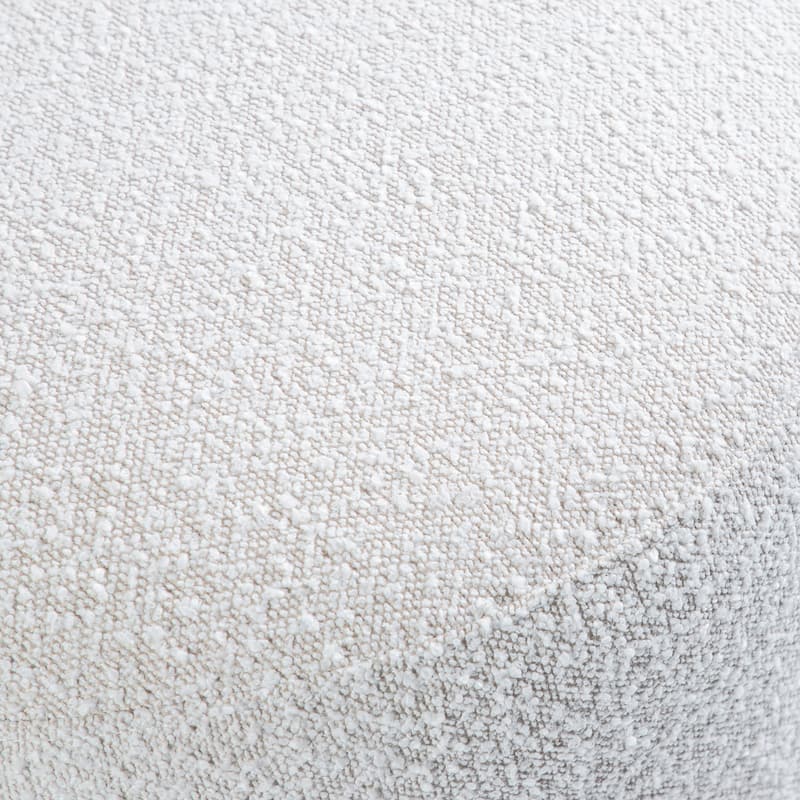 Furniture of America Dorimane Modern Boucle Chenille Round Dining Swivel Chair