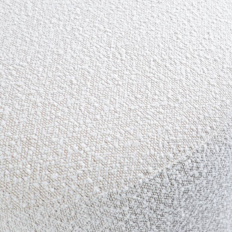 Furniture of America Dorimane Modern Upholstered Round Swivel Dining Chair