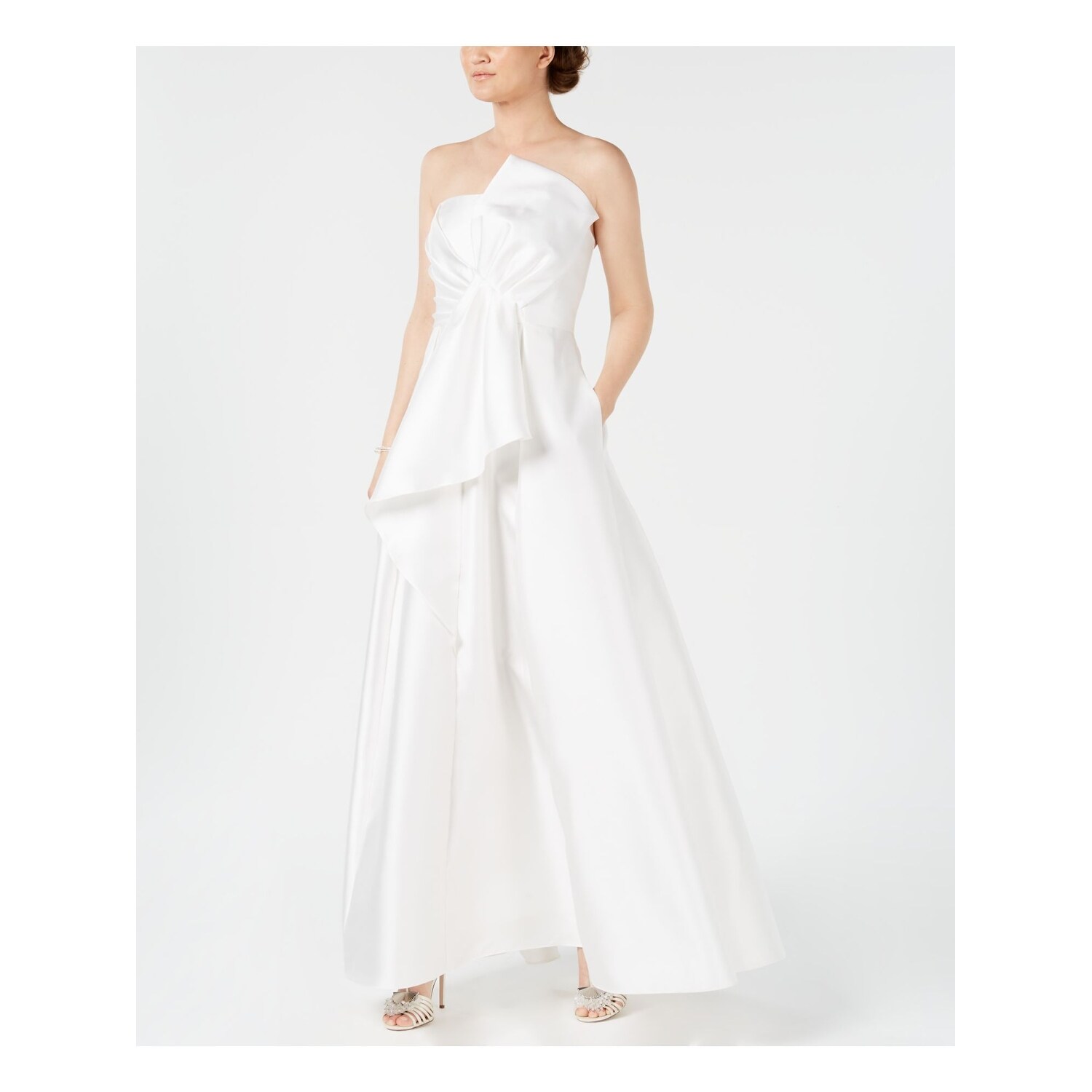 women's white evening dresses