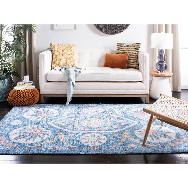 SAFAVIEH Handmade Saffron Tiesha Modern & Contemporary Floral & Botanical