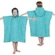 preview thumbnail 28 of 36, Superior Lyron Kids Cotton Terry Hooded Poncho Bath Towel