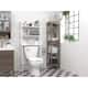 UTEX 3-Shelf Bathroom Organizer Over The Toilet, Bathroom Spacesaver,Collection Spacesaver