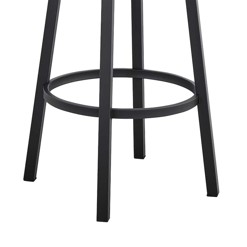 Madrid Upholstered Bar or Counter Height Swivel Barstool