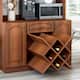 Galiano Pantry Kitchen Microwave Storage Cabinet Buffet with Hutch
