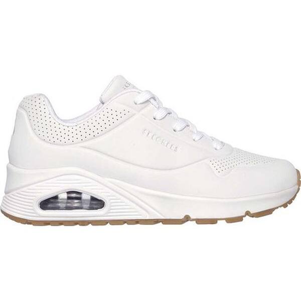 Shop Skechers Women S Uno Stand On Air Sneaker White Overstock 19552657