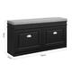 SoBuy FSR64-SCH,Hallway Shoe Bench Storage Cabinet With Flip-Drawer ...