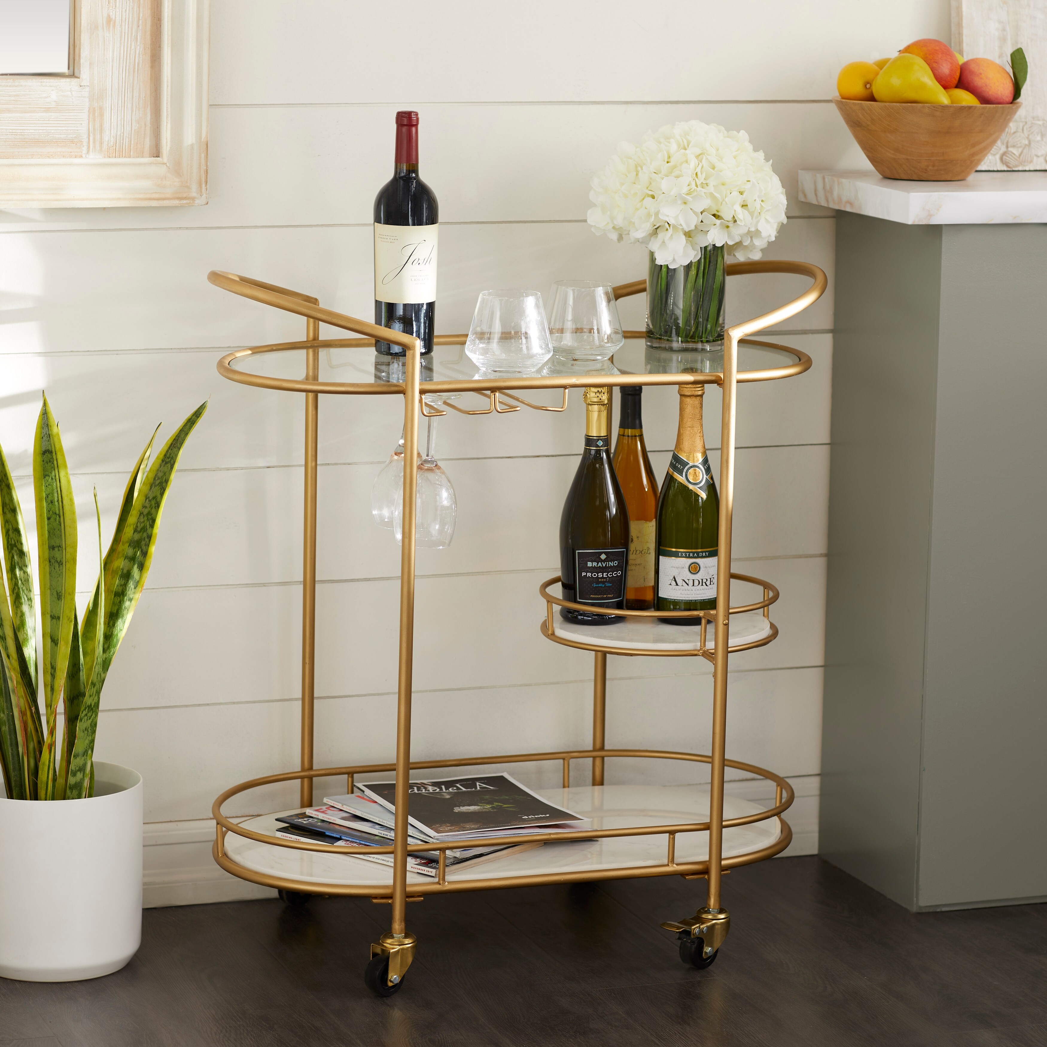 Overstock discount bar cart