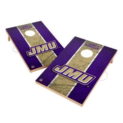 Vintage James Madison University JMU Dukes Regulation 2x4 Cornhole Set