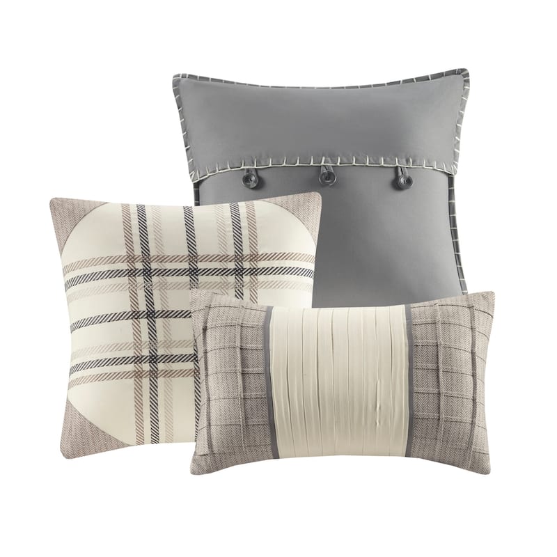 Madison Park Pioneer 7-piece Herringbone Comforter Set