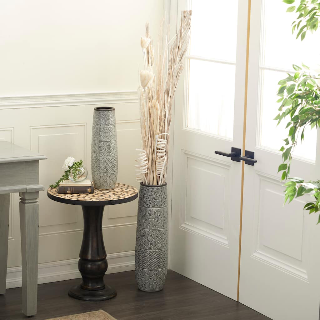 Multi colored, White Brown or Light Brown Dried Plant Pigeon pea Natural Foliage (Set of 2)