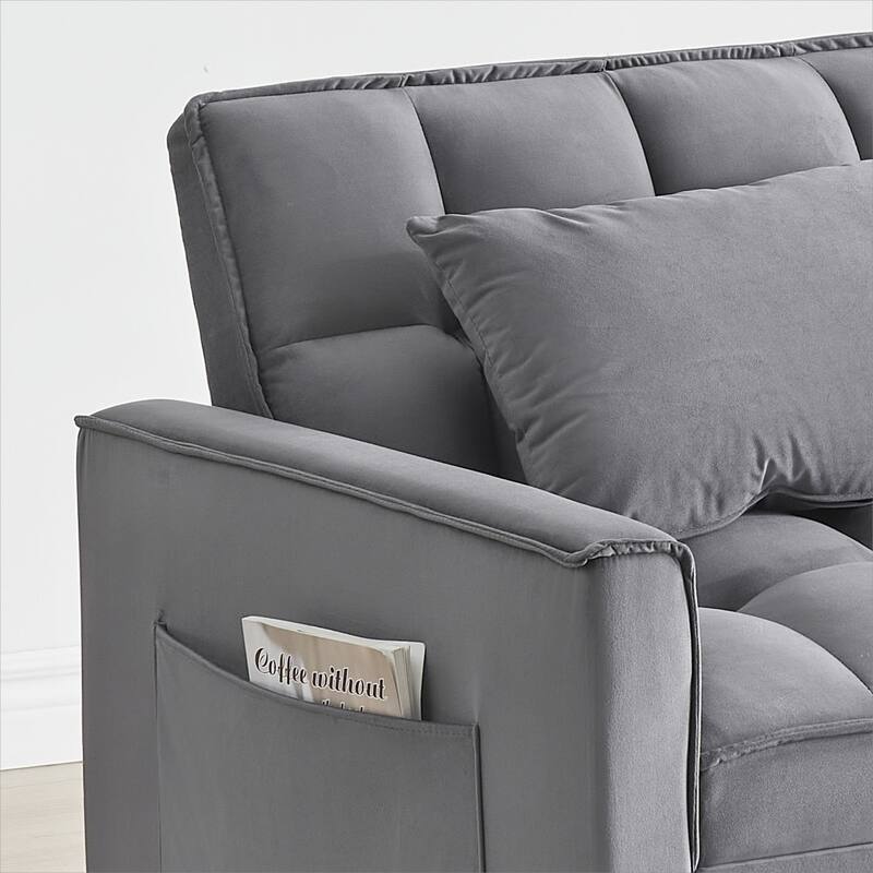 Single 3 in 1 folding sofa bed, single recliner, suitable for small space