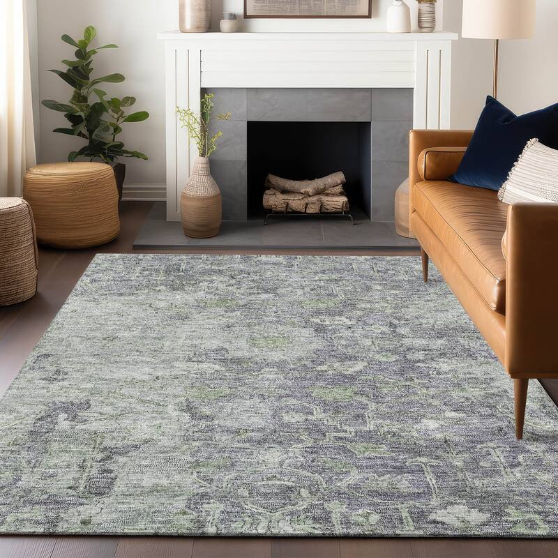 Premium Washable Super Soft Distressed Traditional Mayfield Rug