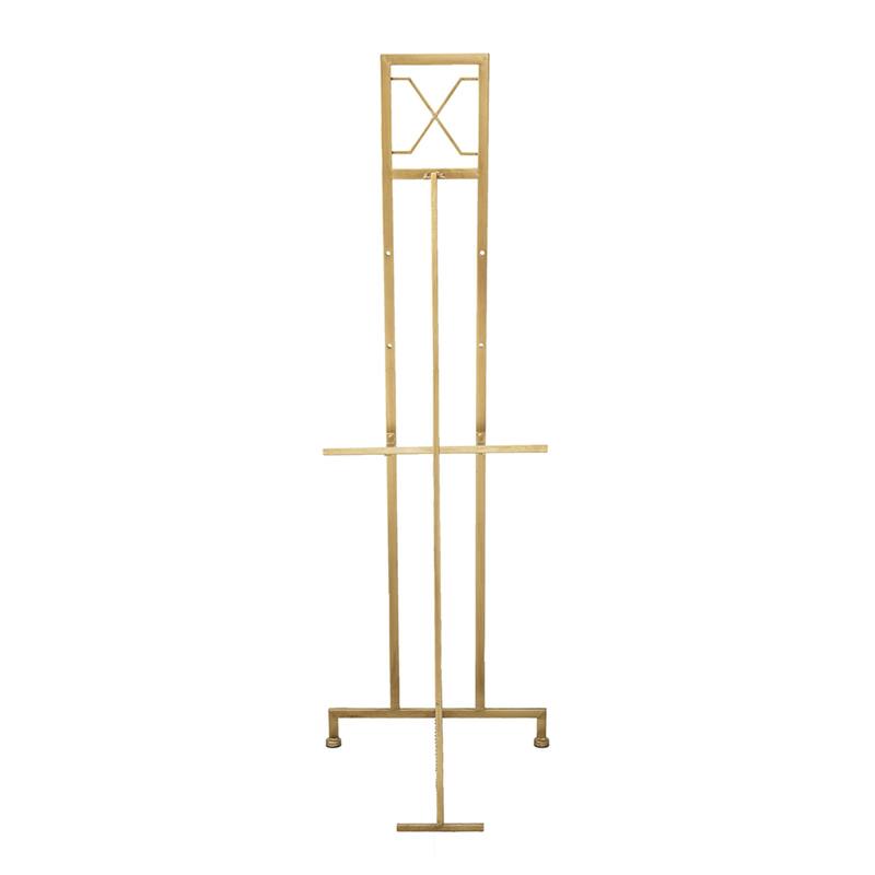 Small Floor Standing Easel Display Stand - 57" - Gold