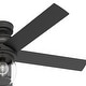 preview thumbnail 20 of 18, Hunter 52" Xidane Ceiling Fan with LED Light Kit and Handheld Remote, Modern Transitional - Exclusive SureSpeed!